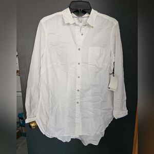 White Button down blouse